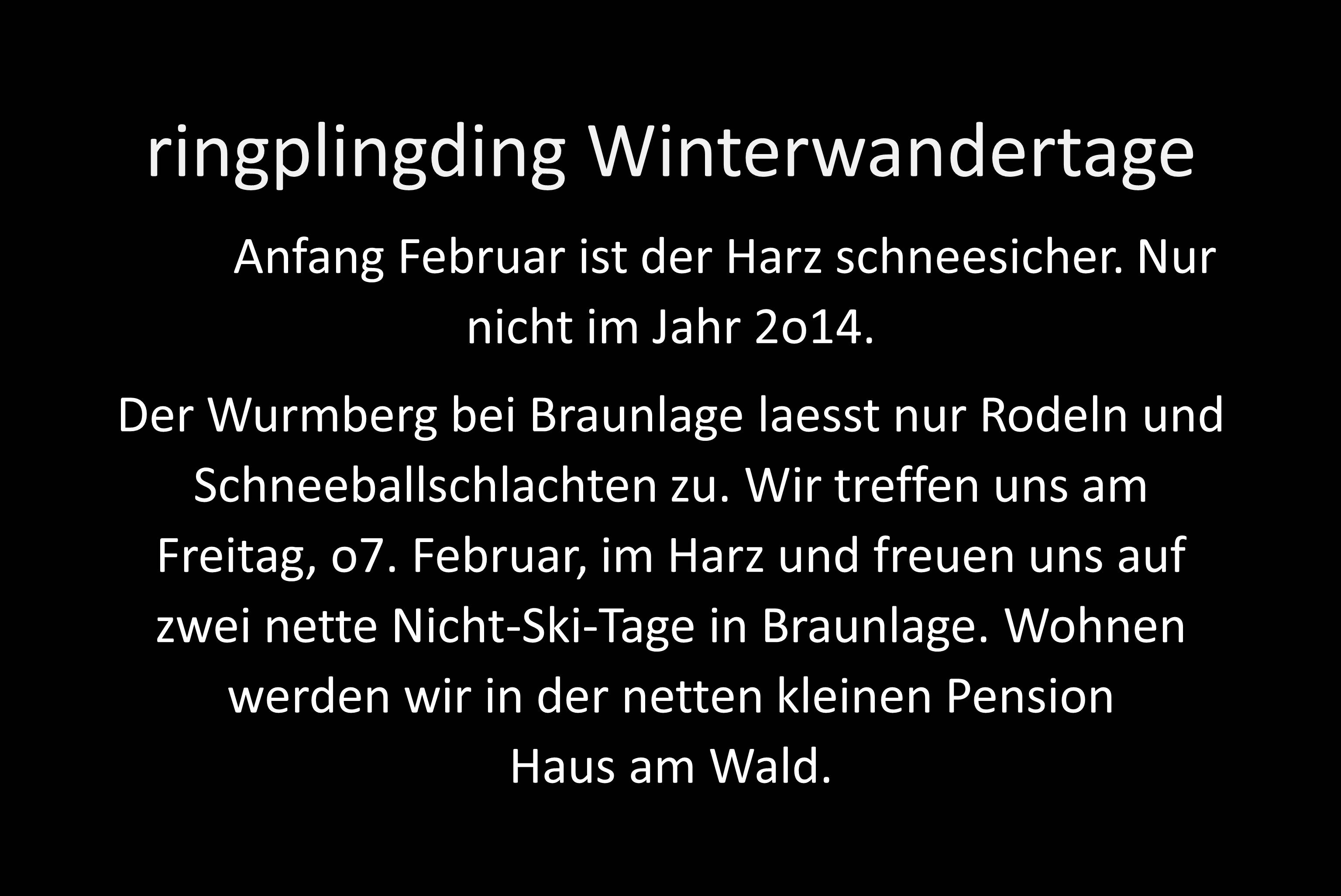 Wurmberg 2o14