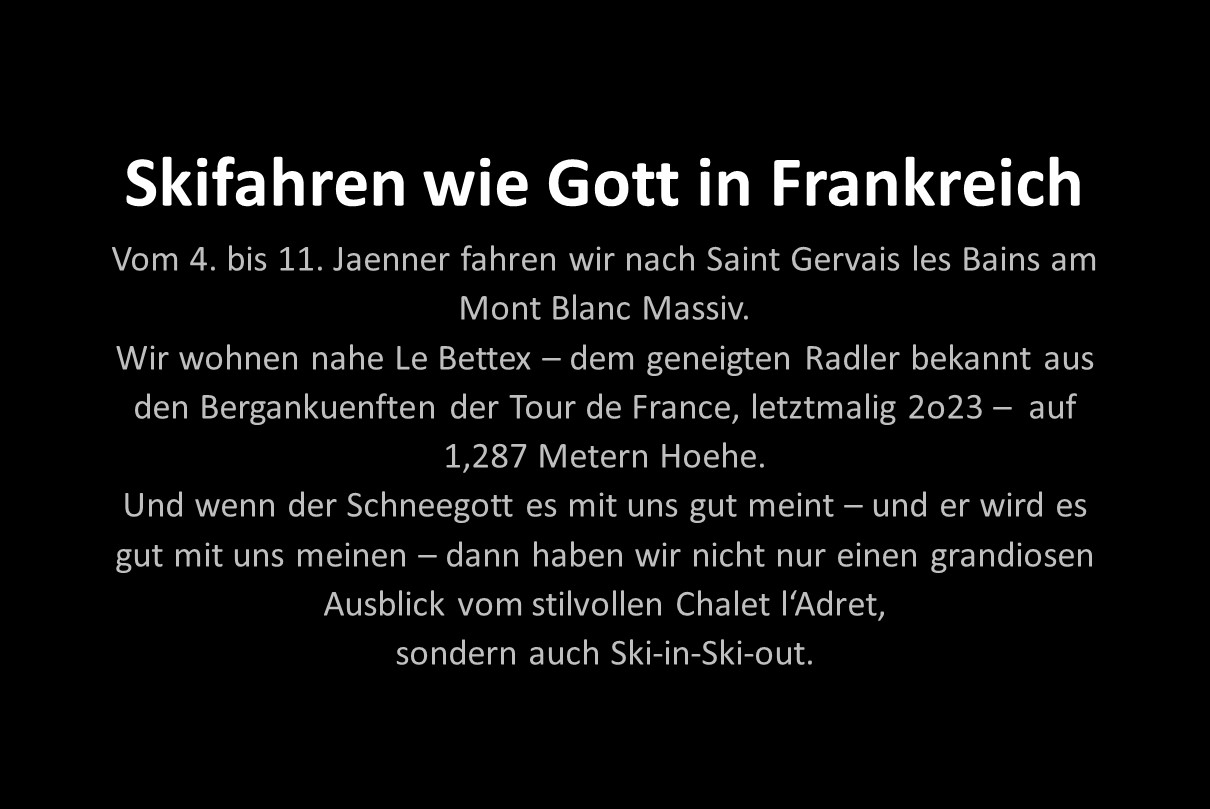 Saint Gervais les Bains 2o25